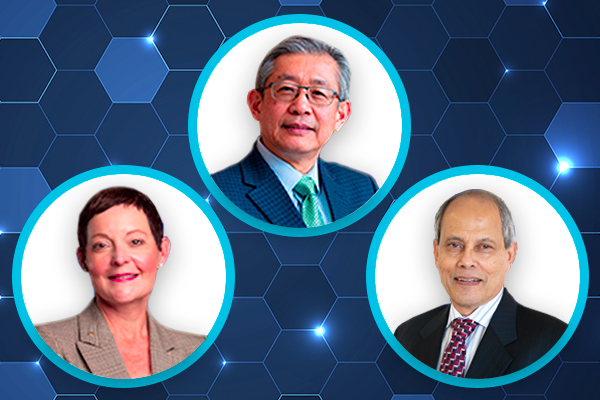 Headshots of CII's President, Past President, President-Elect.